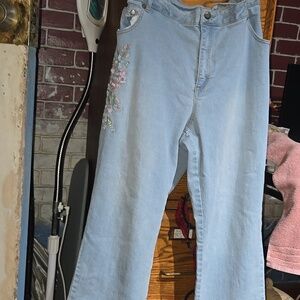 Woman Within Light Wash High-Rise Jeans